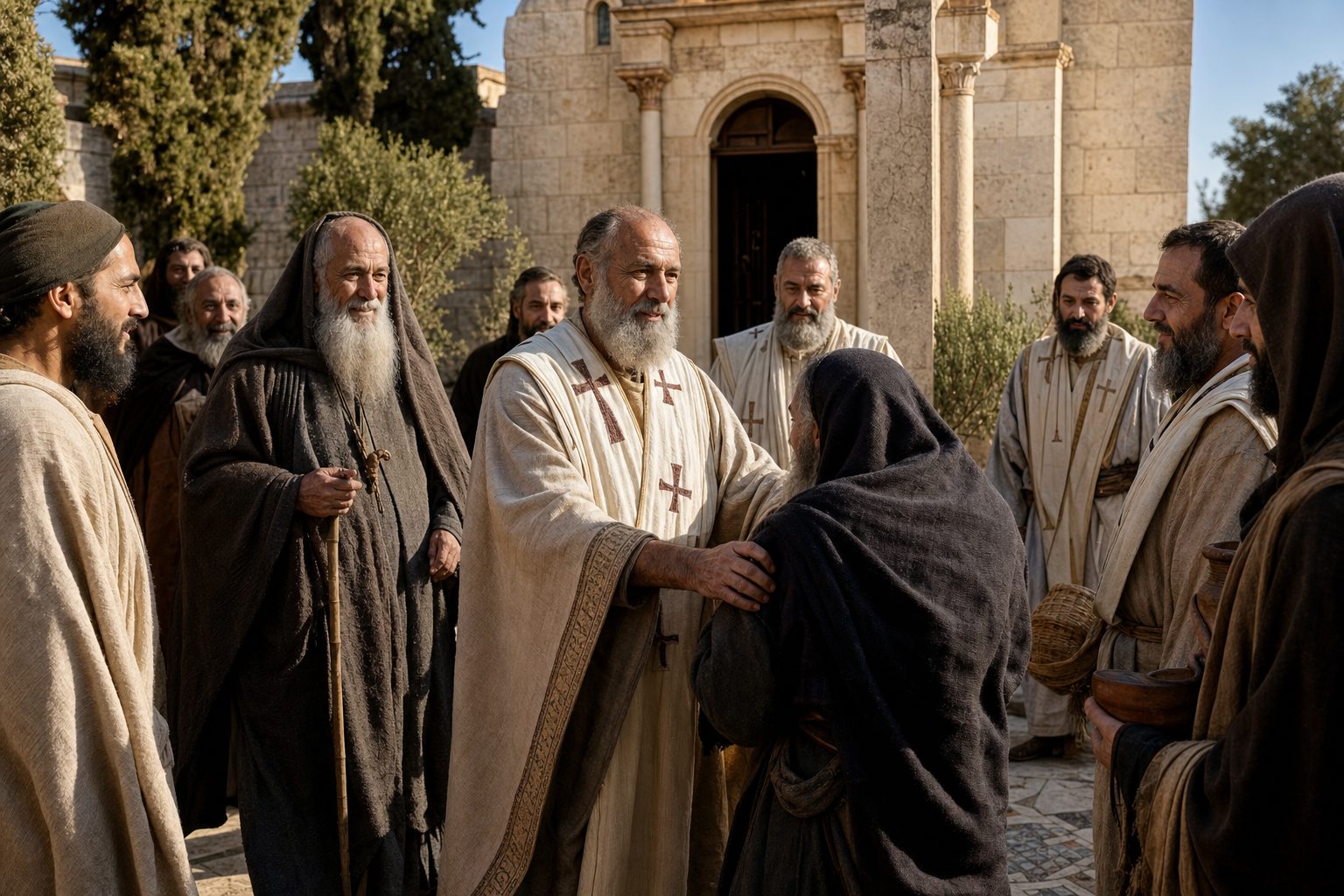 Picha halisi, kumbukumbu ya baba yetu mtakatifu Juvenal, Patriarch wa Yerusalemu, kalenda ya Orthodox, 2026-07-15, commemoration